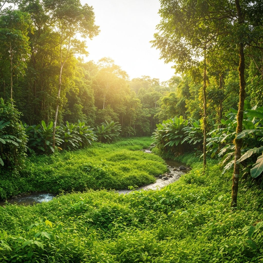 Pemandangan alam tropis
